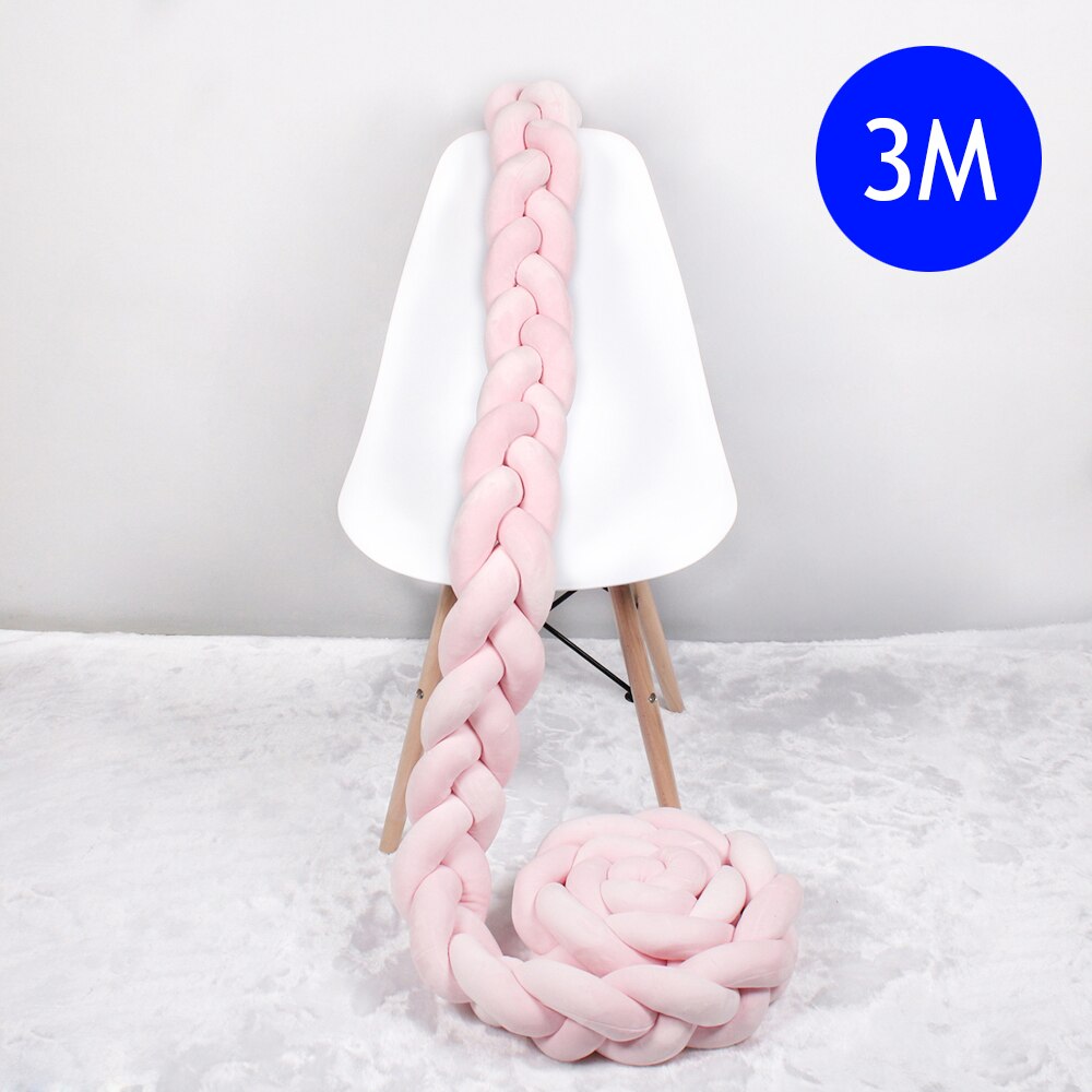 Braided Crib Bumper Baby Cushion